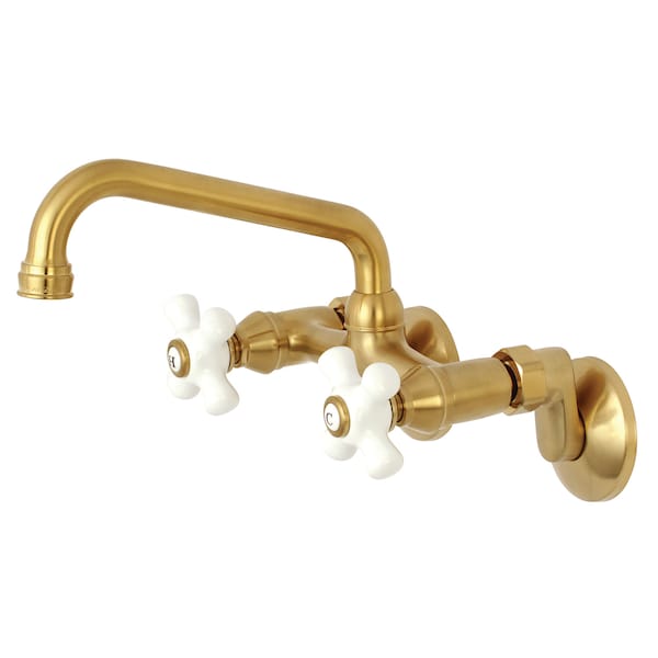 KS613SB 2-Handle Wall Mount Kitchen Faucet